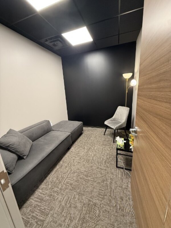The Life Happens Counseling office - a calm, private therapy room in Atlanta, GA